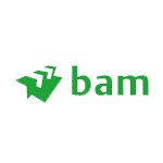 Bam Construction Logo | Lesley Morris Associates